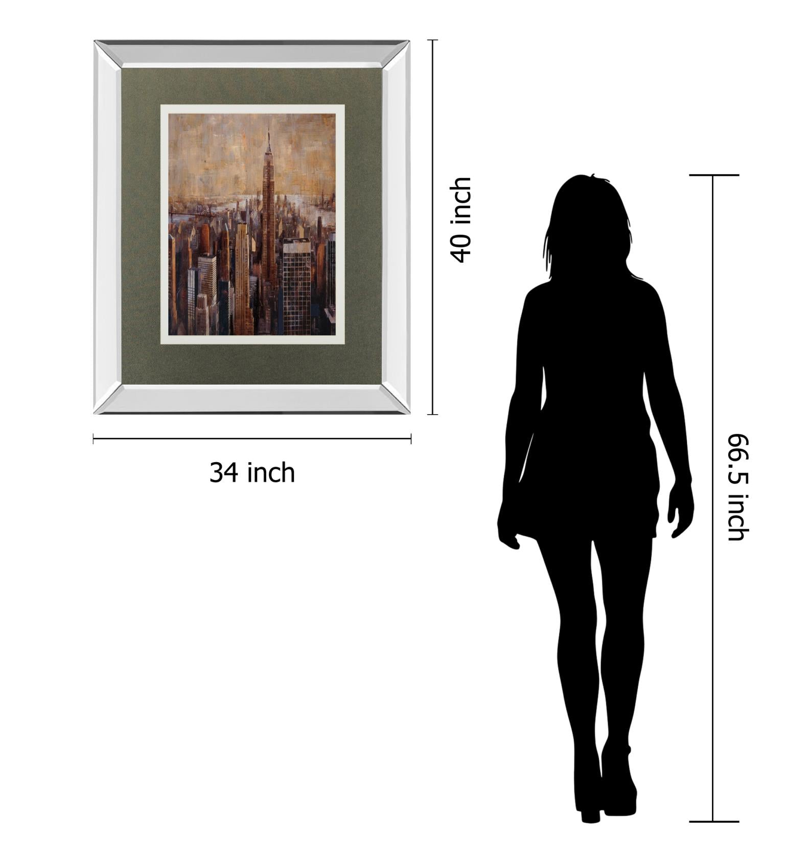 Sky'S The Limit By Bofarull, M. 34X40 Mirror Frame Print