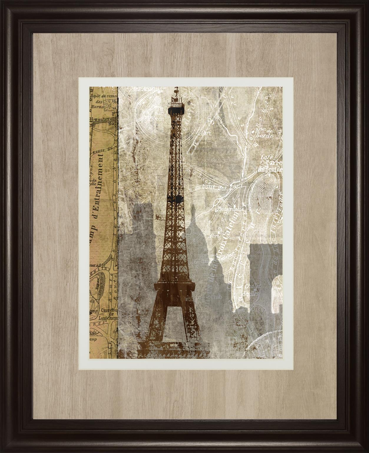 April In Paris By Mallett, K 34X40 Framed Print