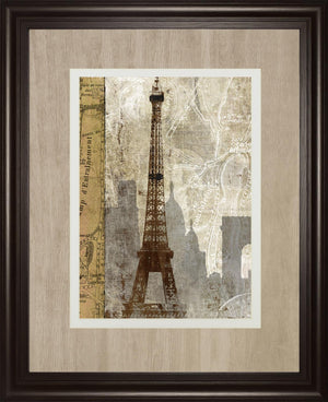 April In Paris By Mallett, K 34X40 Framed Print
