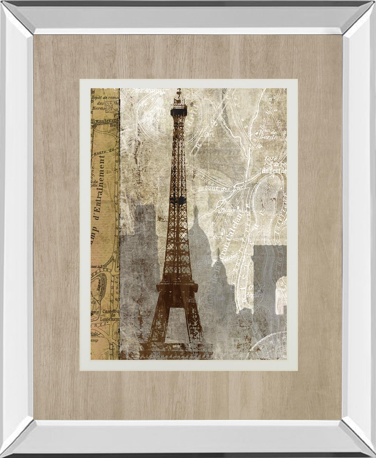 April In Paris By Mallett, K 34X40 Mirror Frame Print