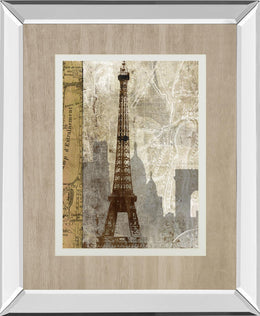 April In Paris By Mallett, K 34X40 Mirror Frame Print