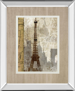 April In Paris By Mallett, K 34X40 Mirror Frame Print