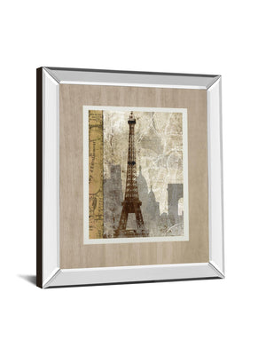 April In Paris By Mallett, K 34X40 Mirror Frame Print