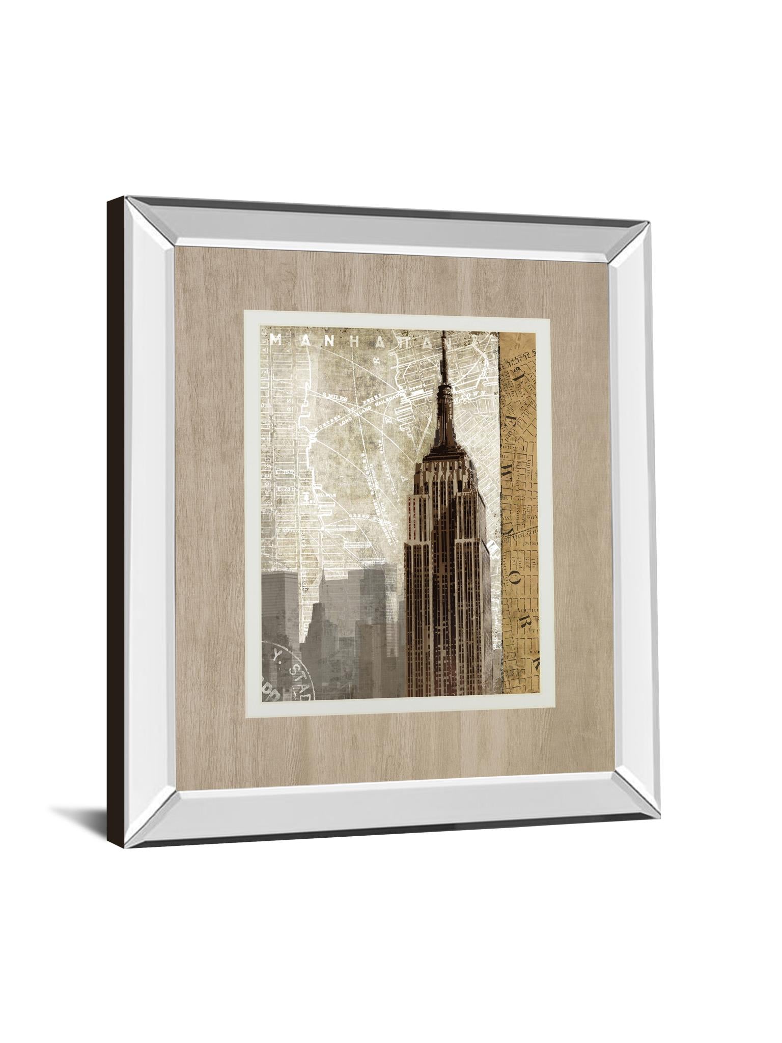 Autumn In New York By Mallett, K 34X40 Mirror Frame Print