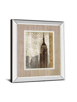 Autumn In New York By Mallett, K 34X40 Mirror Frame Print