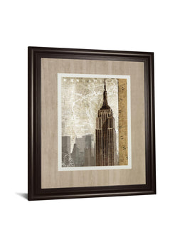 Autumn In New York By Mallett, K 34X40 Framed Print