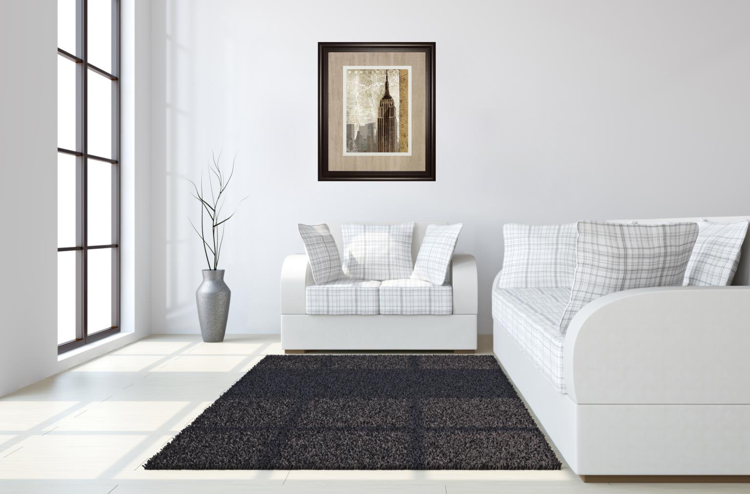 Autumn In New York By Mallett, K 34X40 Framed Print
