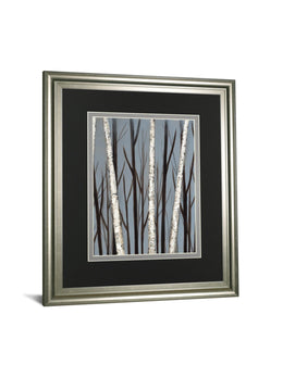 Birch Shadows By Eve 34X40 Framed Print