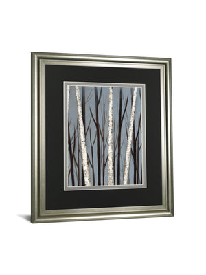 Birch Shadows By Eve 34X40 Framed Print