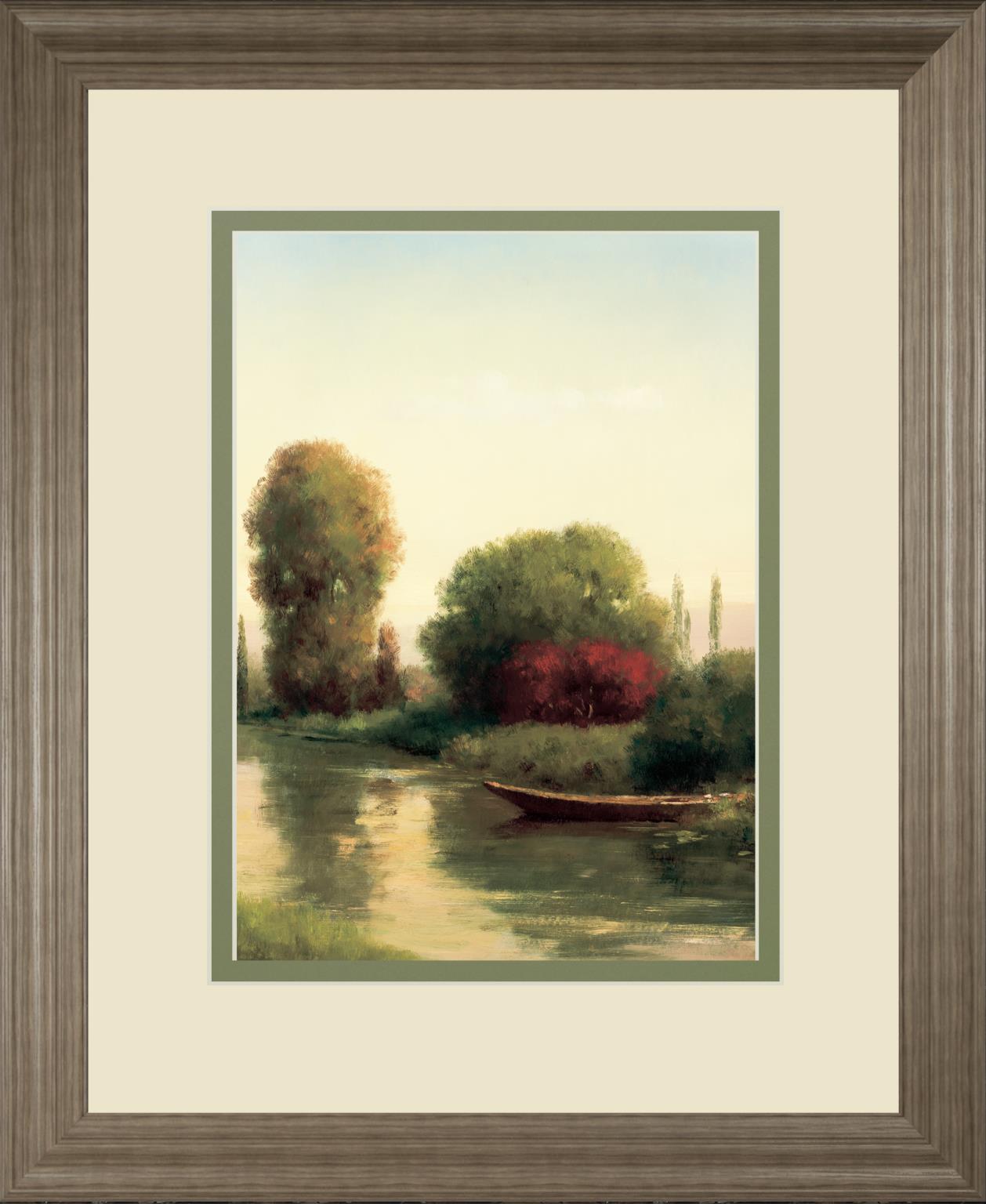 By The Riverside By Udell 34X40 Framed Print