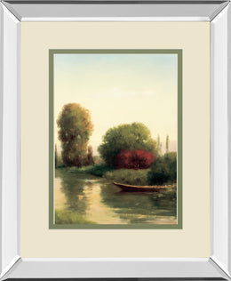 By The Riverside By Udell 34X40 Mirror Frame Print