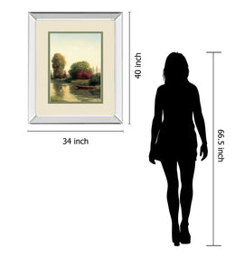 By The Riverside By Udell 34X40 Mirror Frame Print
