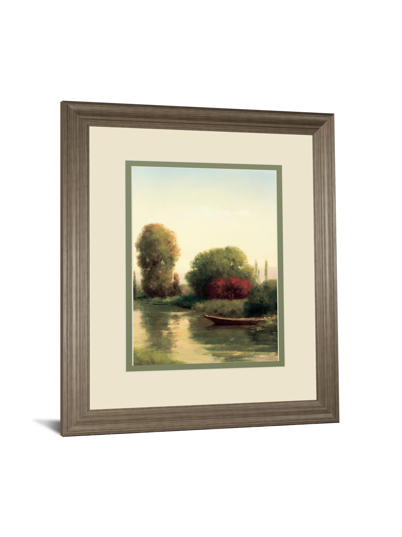 By The Riverside By Udell 34X40 Framed Print