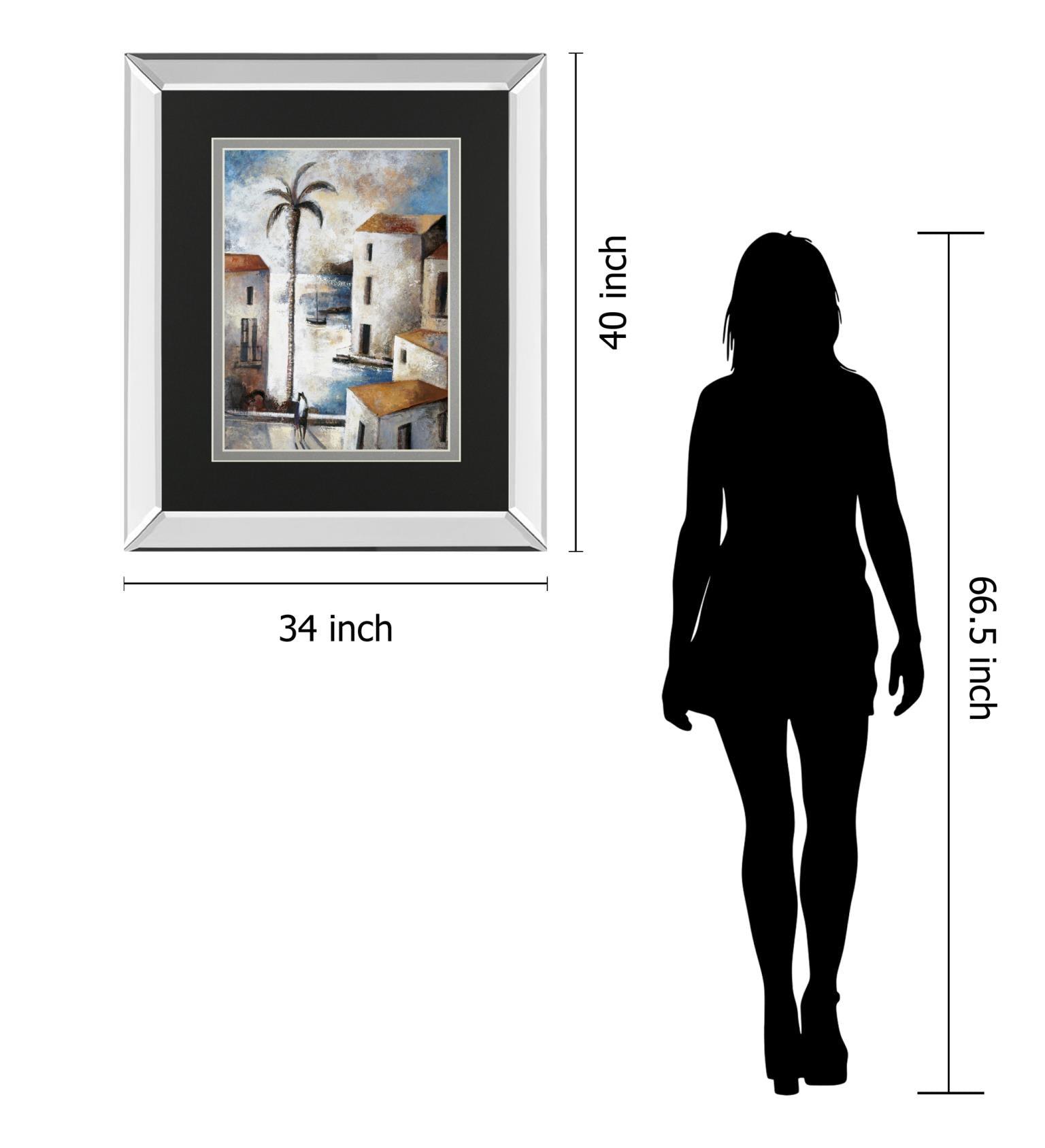 Contraluz By Lourengo, D. 34X40 Mirror Frame Print