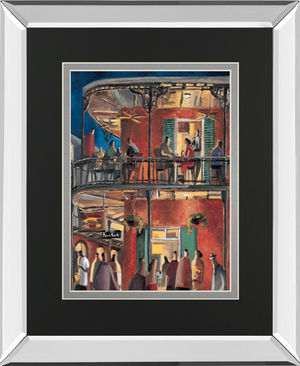 New Orleans Street By Lourengo, D. 34X40 Mirror Frame Print