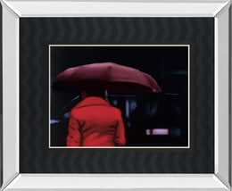 Lady In Red By Visa, X 34X40 Mirror Frame Print