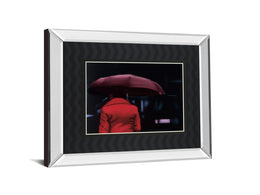 Lady In Red By Visa, X 34X40 Mirror Frame Print