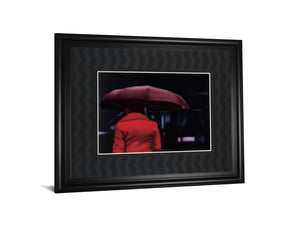 Lady In Red By Visa, X 34X40 Framed Print