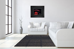 Lady In Red By Visa, X 34X40 Framed Print