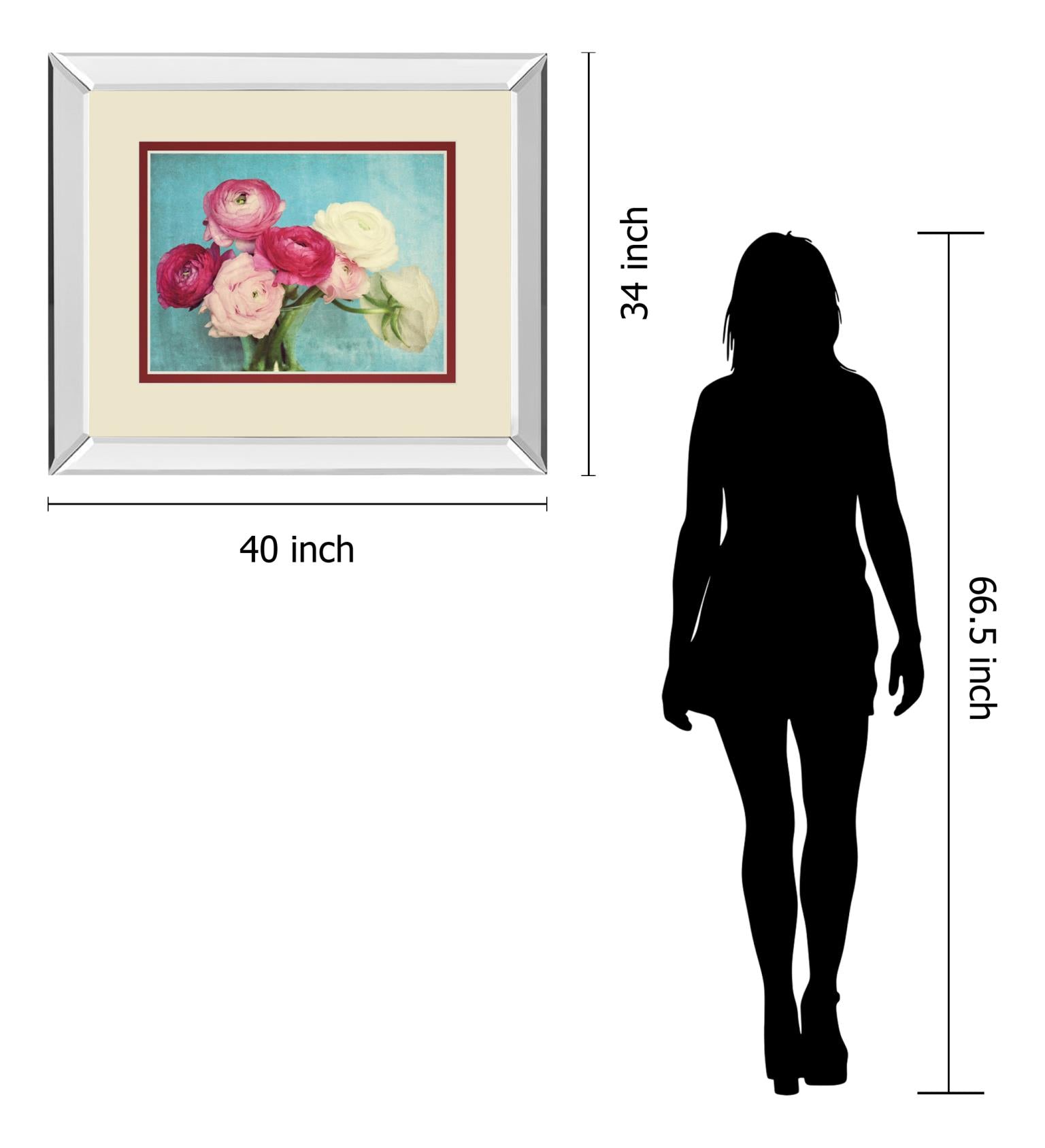 Summer Fun By Atria, C. 34X40 Mirror Frame Print