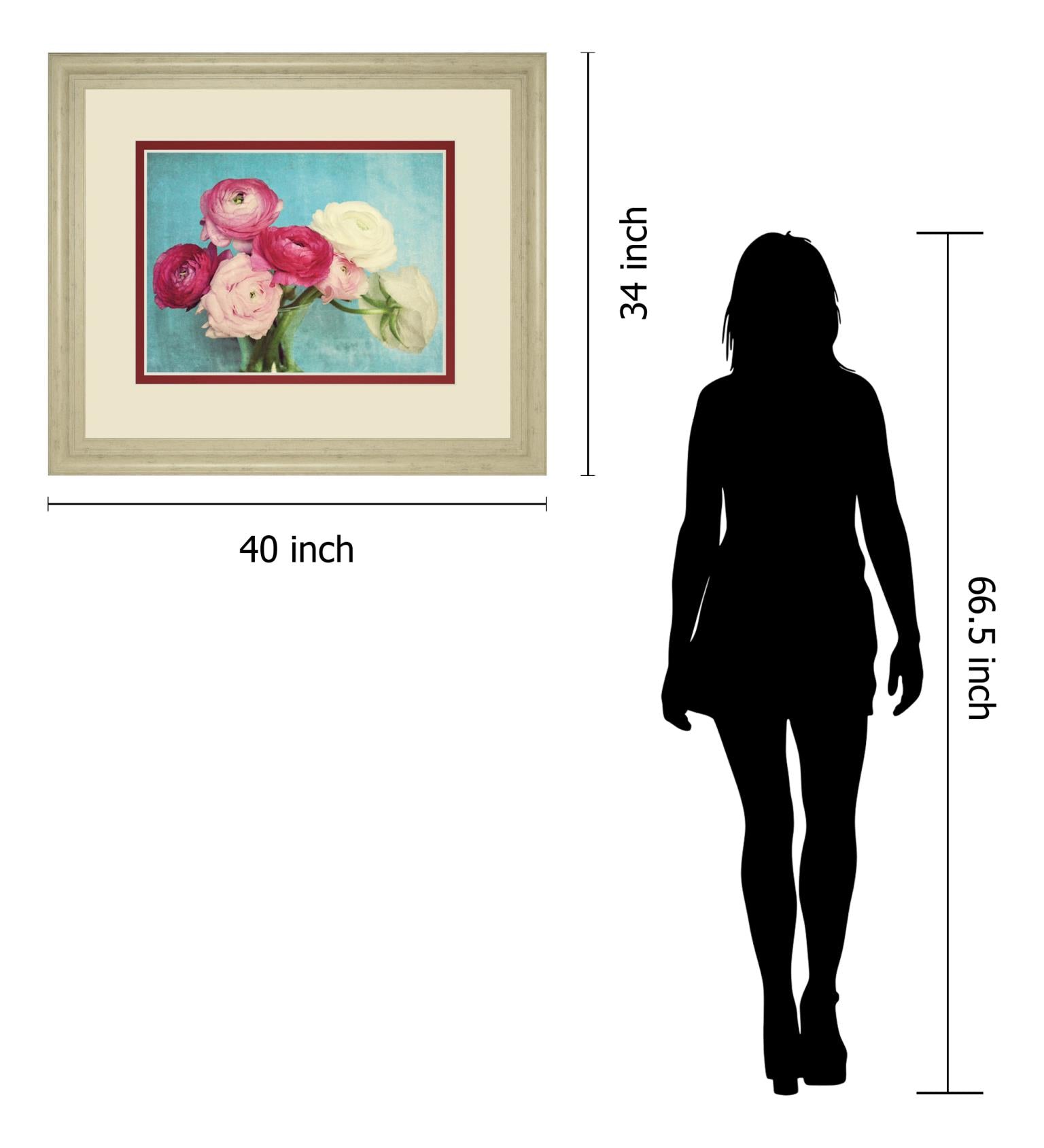 Summer Fun By Atria, C. 34X40 Framed Print