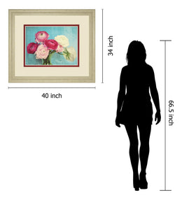 Summer Fun By Atria, C. 34X40 Framed Print