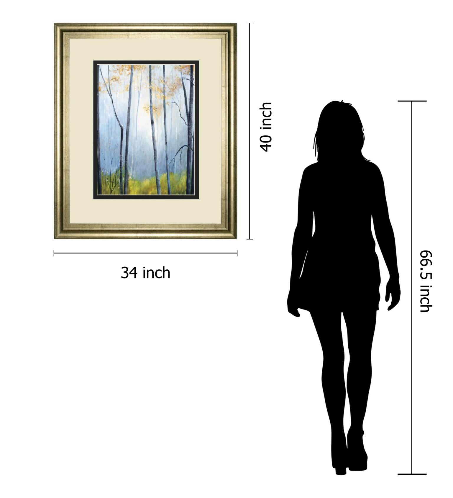 Tranquil River By Striffolino, R. 34X40 Framed Print