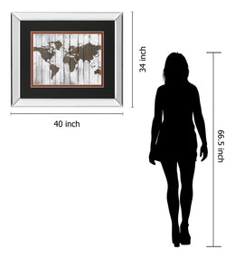 Hearthered World By Bassin, C. 34X40 Mirror Frame Print