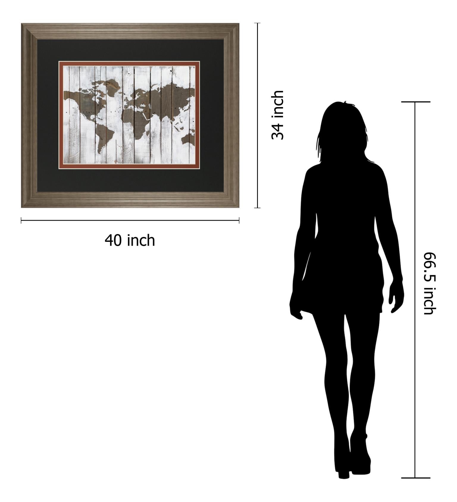 Hearthered World By Bassin, C. 34X40 Framed Print