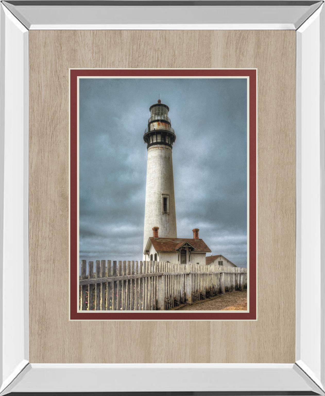 Pigeon Point Lighthouse By Cahill, M. 34X40 Mirror Frame Print
