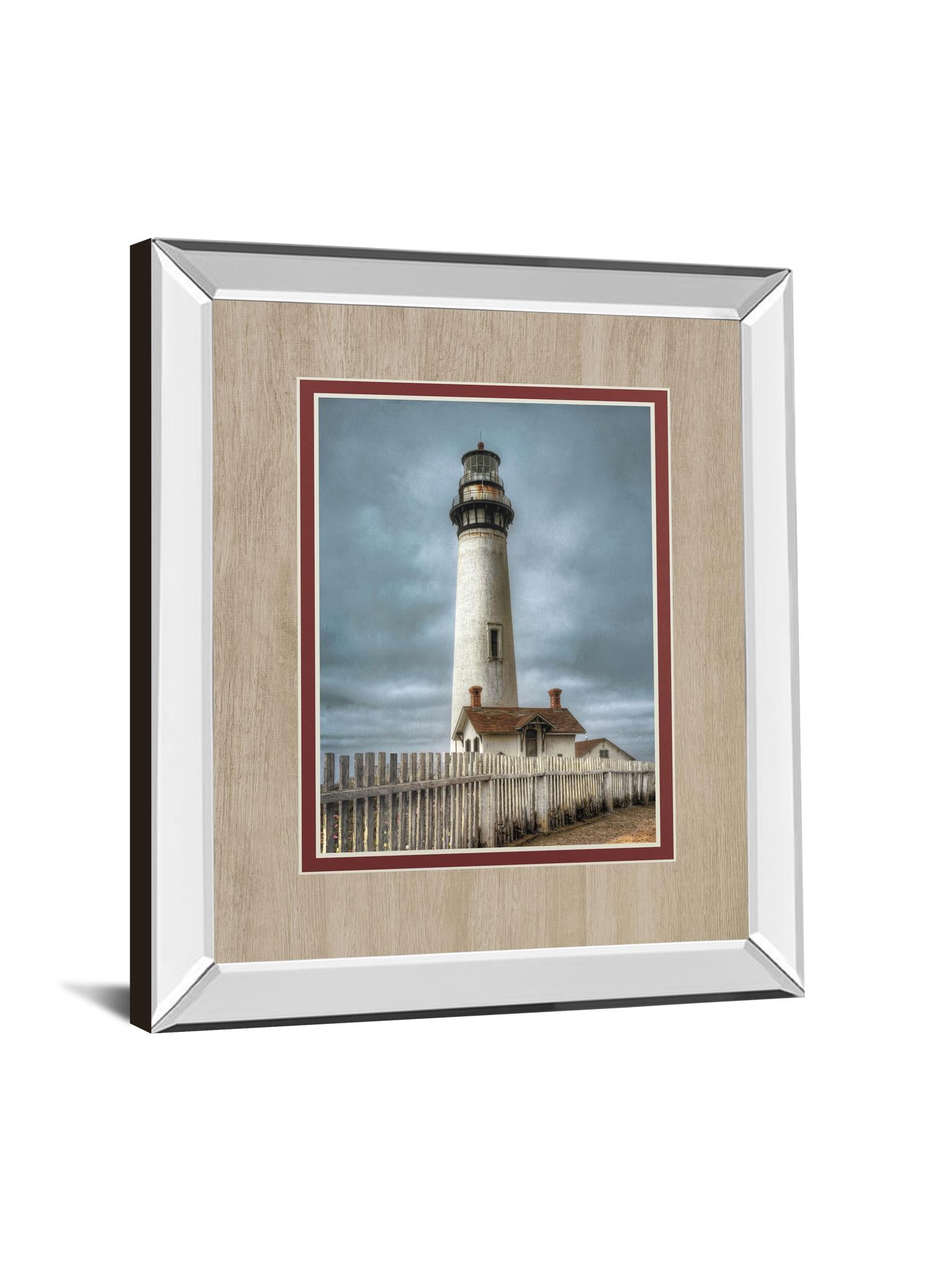 Pigeon Point Lighthouse By Cahill, M. 34X40 Mirror Frame Print