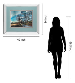 Penedes Vineyards By Ventosa, P. 34X40 Mirror Frame Print