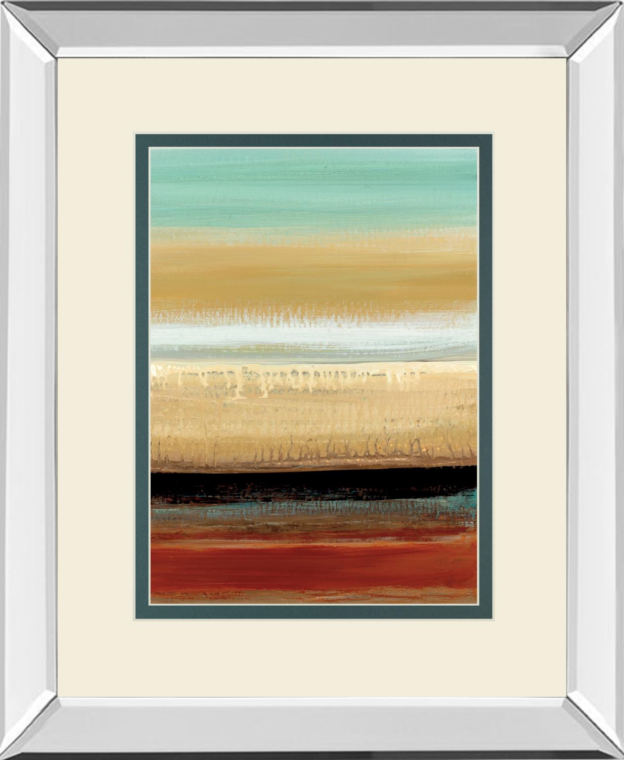 Horizon Lines I By Tesla, C 34X40 Mirror Frame Print