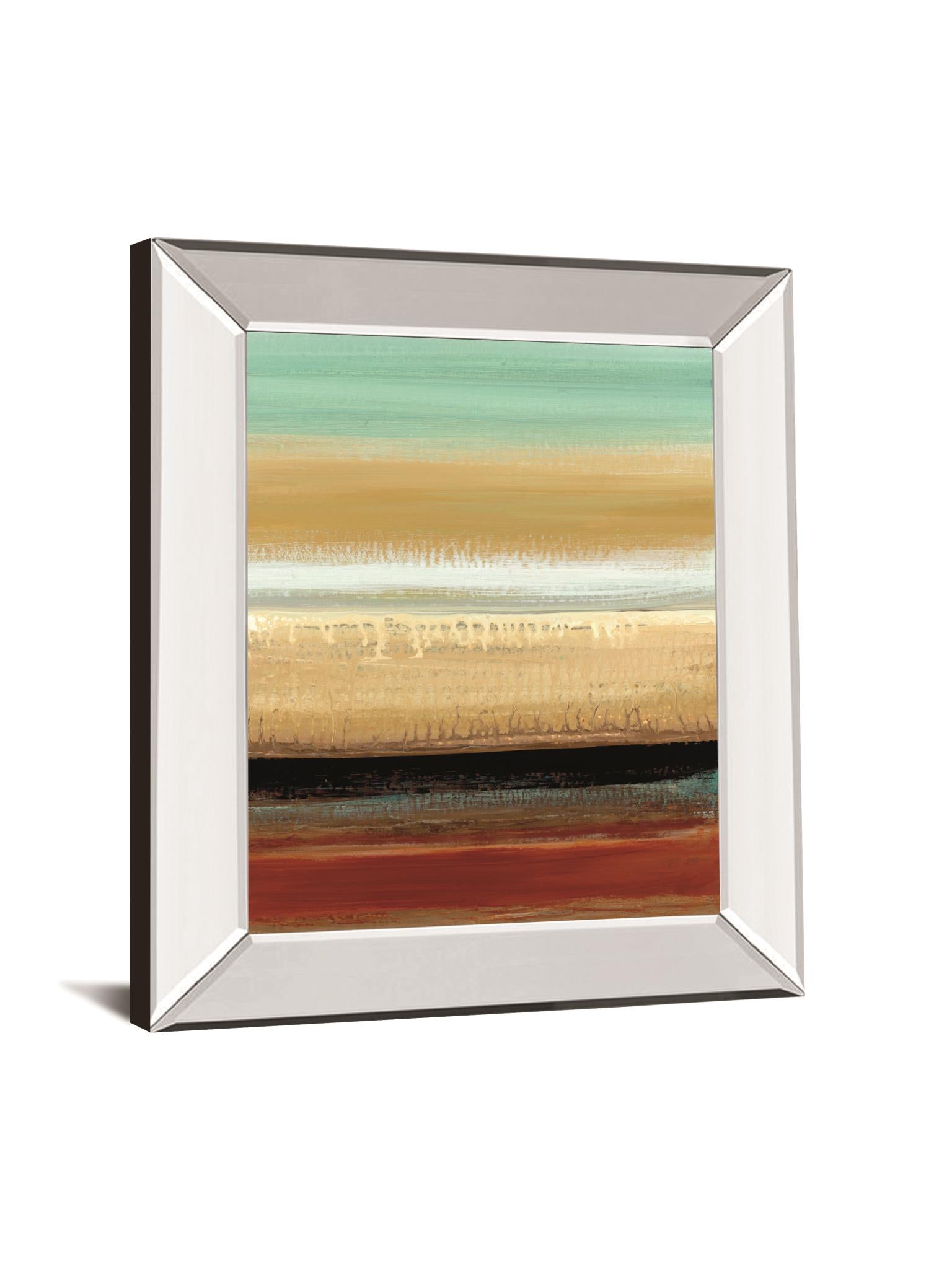 Horizon Lines I By Tesla, C 34X40 Mirror Frame Print