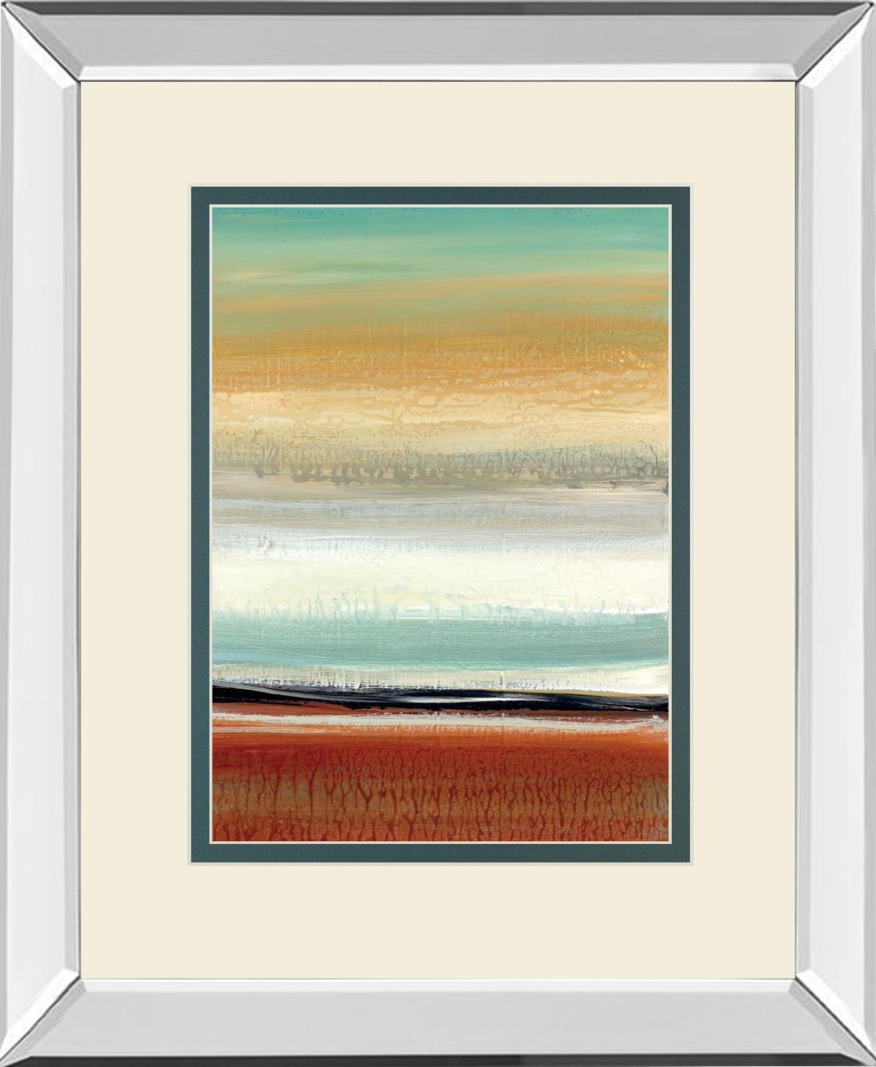 Horizon Lines Ii By Tesla, C 34X40 Mirror Frame Print