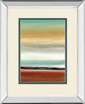 Horizon Lines Ii By Tesla, C 34X40 Mirror Frame Print