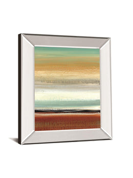 Horizon Lines Ii By Tesla, C 34X40 Mirror Frame Print