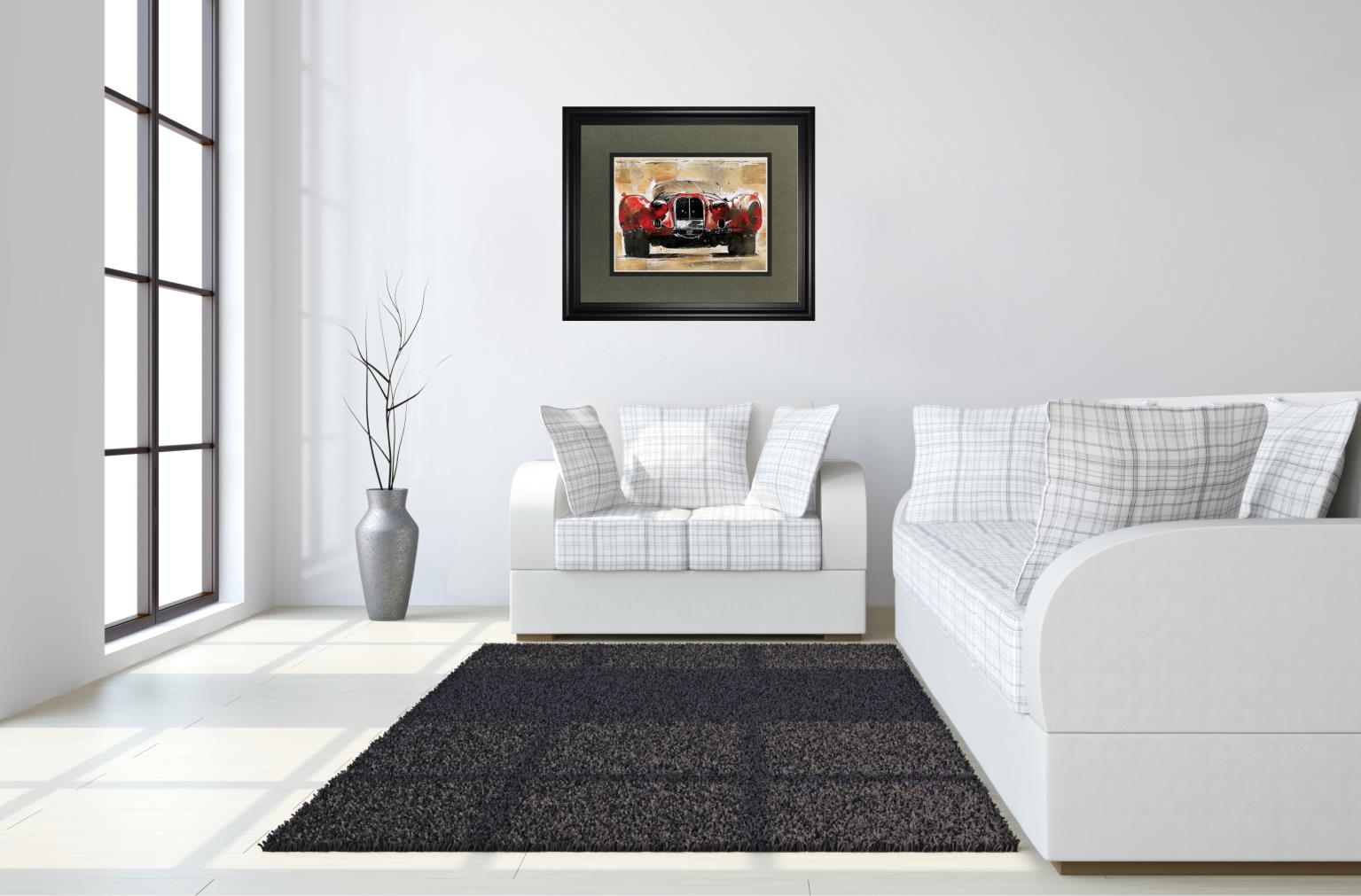 Vintage Red By Wiley, M.G. 34X40 Framed Print