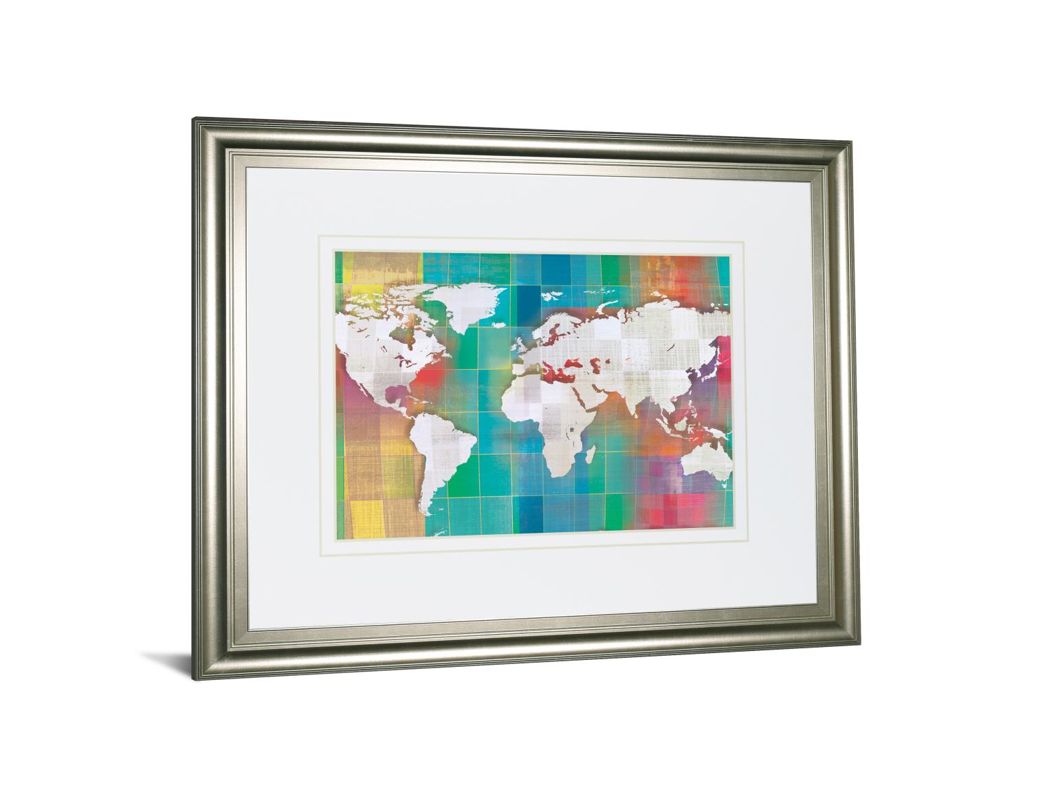 Color My World By Venter, T. 34X40 Framed Print