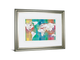 Color My World By Venter, T. 34X40 Framed Print