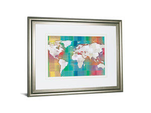 Color My World By Venter, T. 34X40 Framed Print