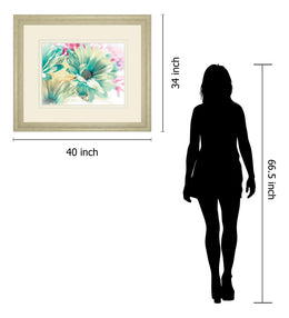 Color Full By Marie, D. 34X40 Framed Print