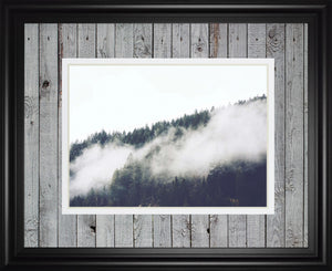 Foggy Forest I By Sisi & Seb 34X40 Framed Print