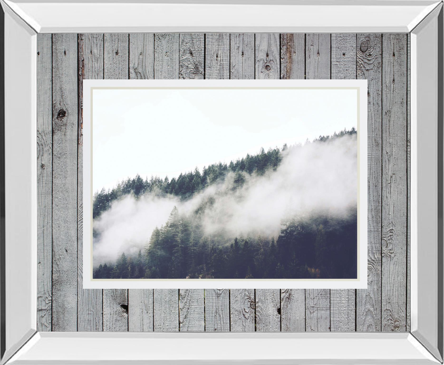 Foggy Forest I By Sisi & Seb 34X40 Mirror Frame Print
