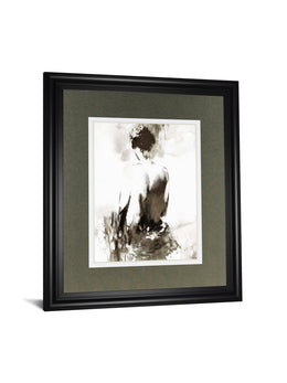 Ink Lady By Amiee Wilson 34X40 Framed Print