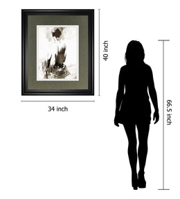 Ink Lady By Amiee Wilson 34X40 Framed Print