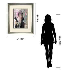 Lady Of Class By Amiee Wilson 34X40 Framed Print