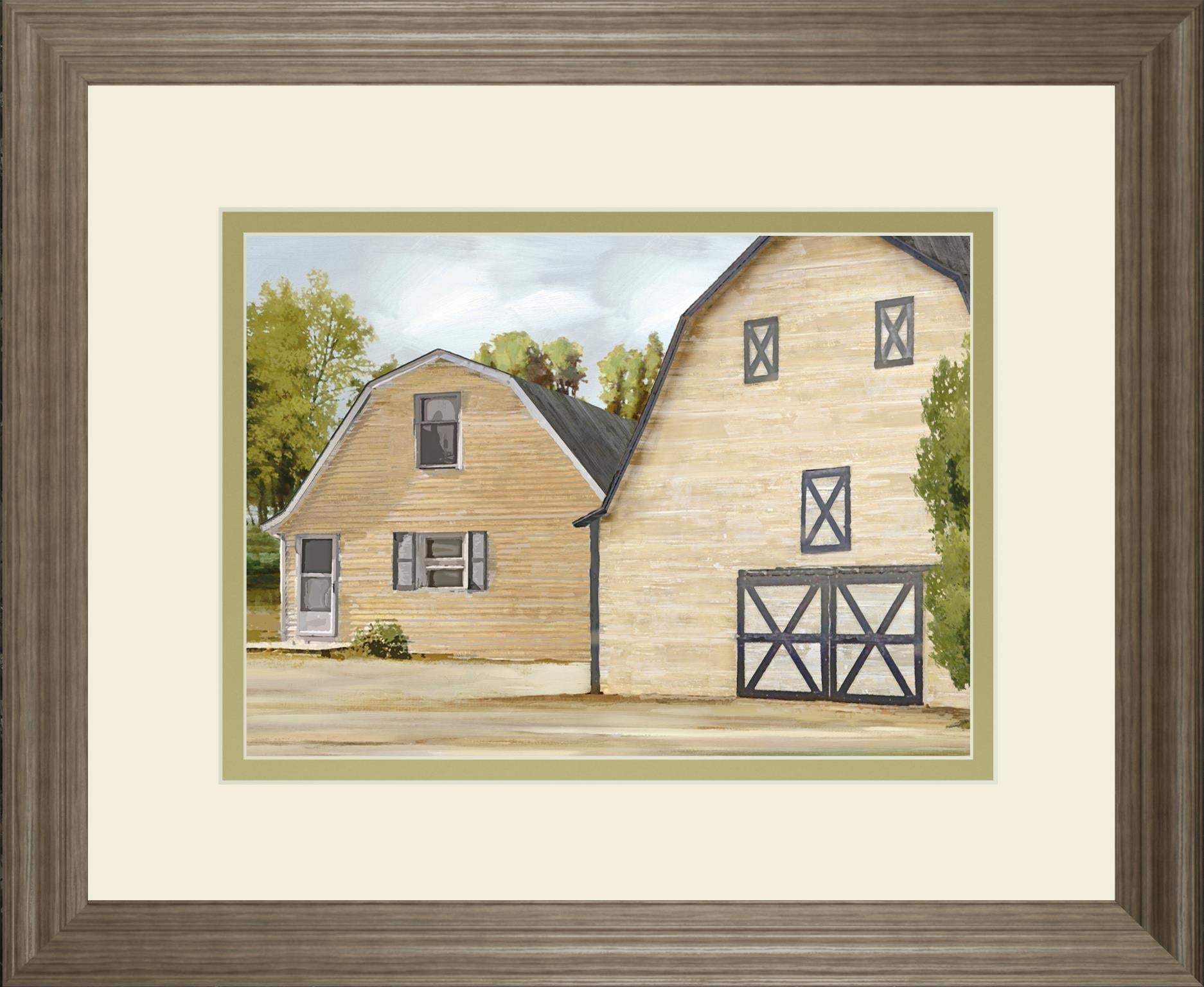 Contemporary Farm By Mark Chandon 34X40 Framed Print