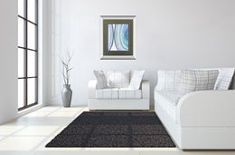 Endless Blue I By Eva Watts 34X40 Mirror Frame Print