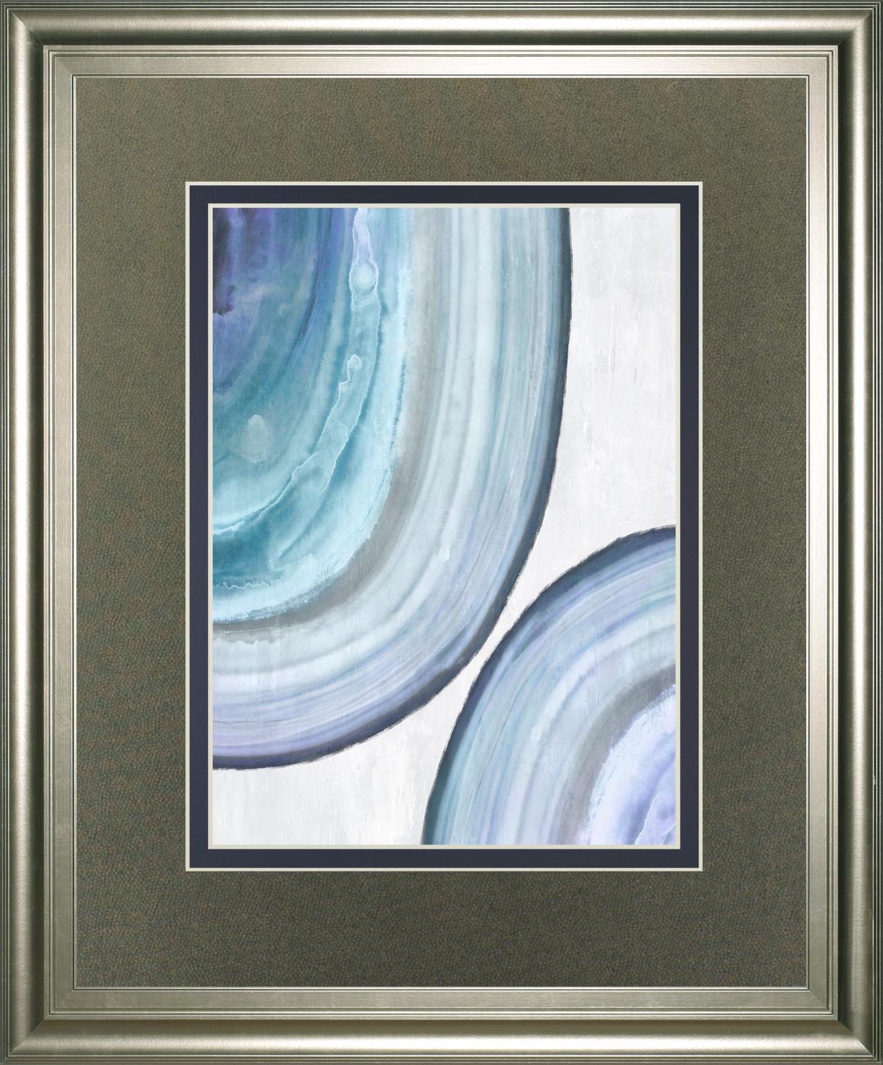 Endless Blue Ii By Eva Watts 34X40 Framed Print